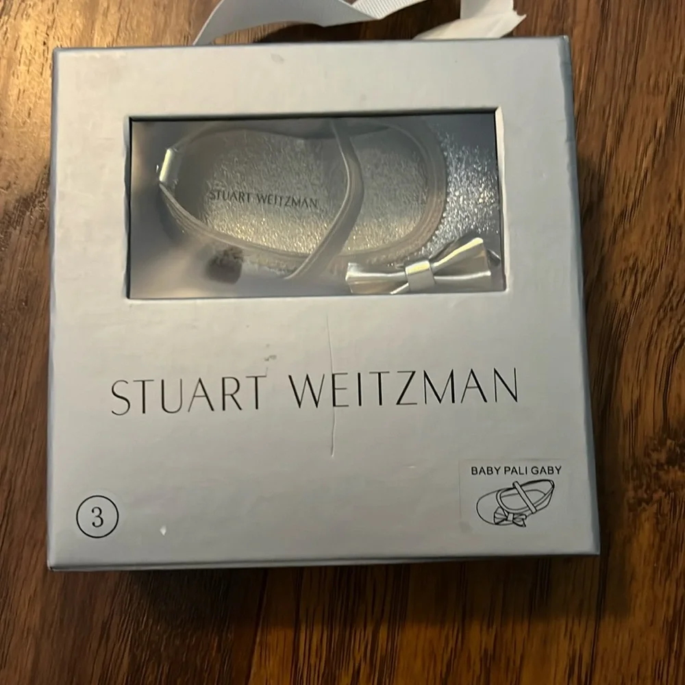 NWT Stewart Weitzman baby Pali Gabby shoes.